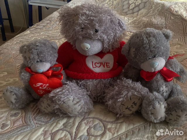 Мягкие игрушки, много разных