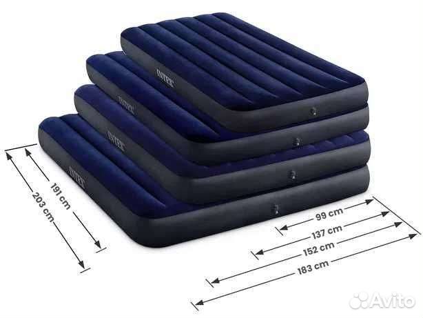Надувные матрасы intex в наличии все размеры