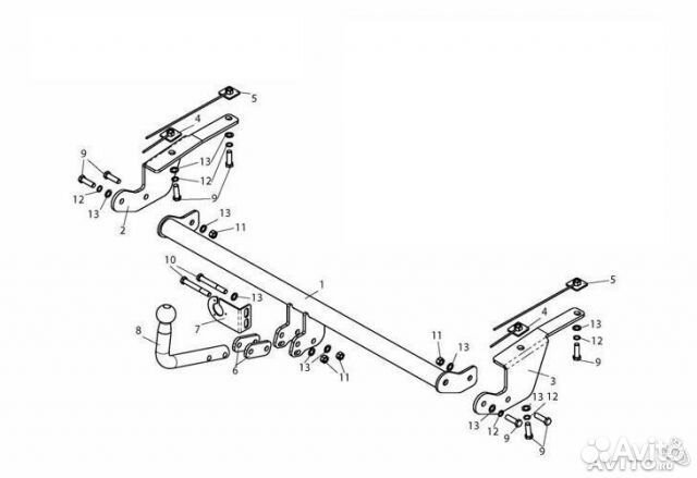 Фаркоп на suzuki SX 4