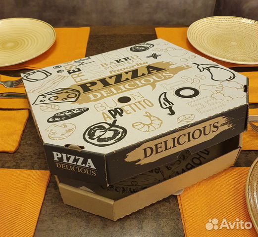 Коробка для пиццы 31*31*4,5 бурая 