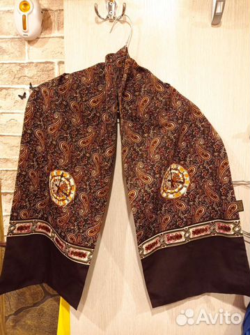 Шелковый шарф мужской