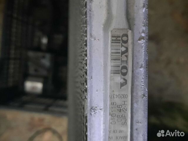 Интеркулер на Volvo S60 2.4t 2002г