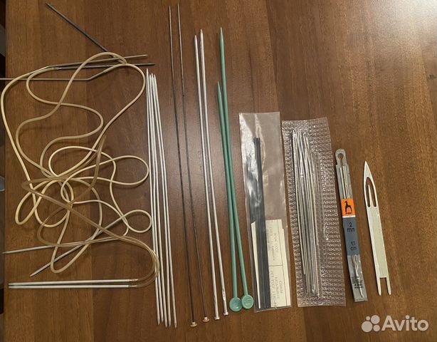 Спицы прямые, круговые, крючок