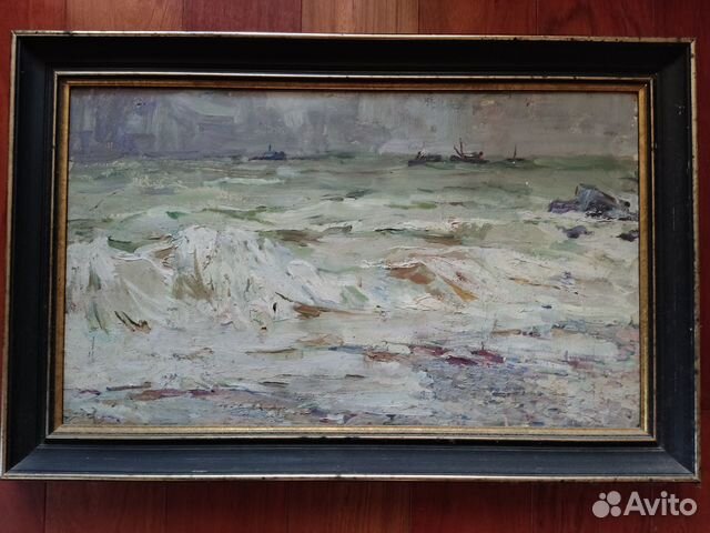 Федор Захаров картон/ масло-46х76, 1979г