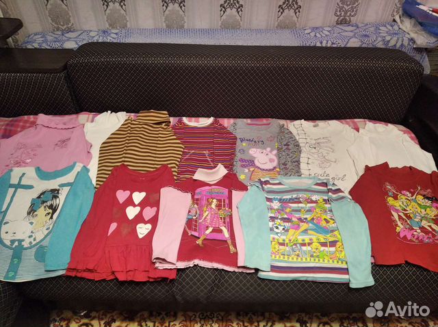 Лонгсливы пакетом на девочку