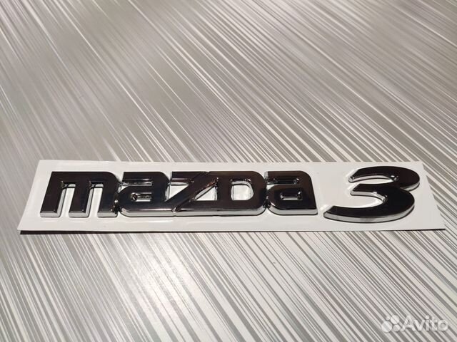 Надпись значок Mazda 3 на зад BK BL
