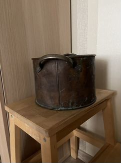 Старинная медная кастрюля 5.5л