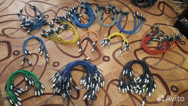 Балансные кабели Xlr, Jack, RCA