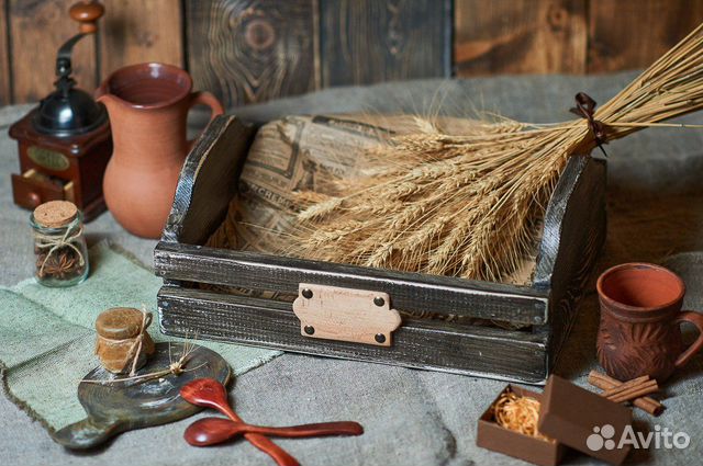 Ящик из дерева на 23 февраля