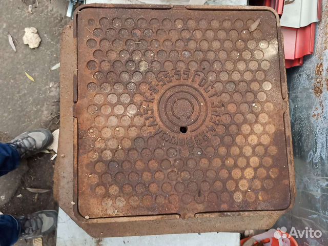 Люк чугунный квадратный купить в Одинцово | Товары для дома и дачи | Авито