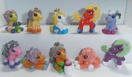 Игрушки из киндер.Фрештойз.литл пони