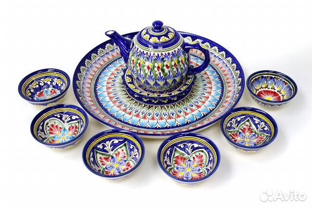 Узбекская посуда - наборы, ляганы, блюдо, тарелки