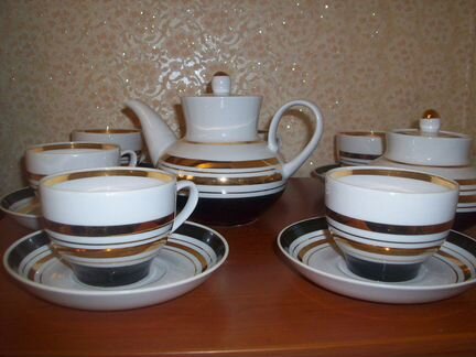 Чайный сервиз Дороги Вербилки СССР Винтаж