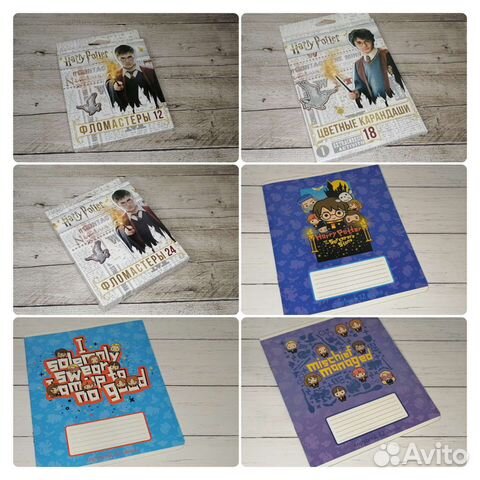 Тетради, карандаши, фломастеры