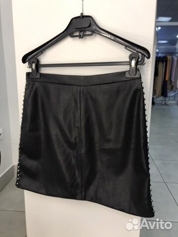 Кожаная юбка
