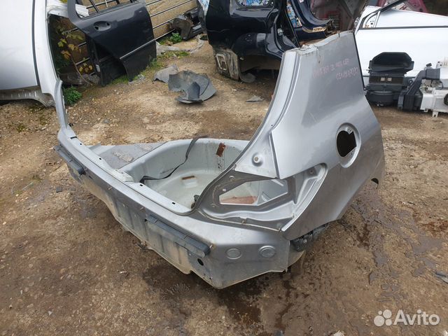 Крыло заднее правое с панелью Peugeot 307 Пежо