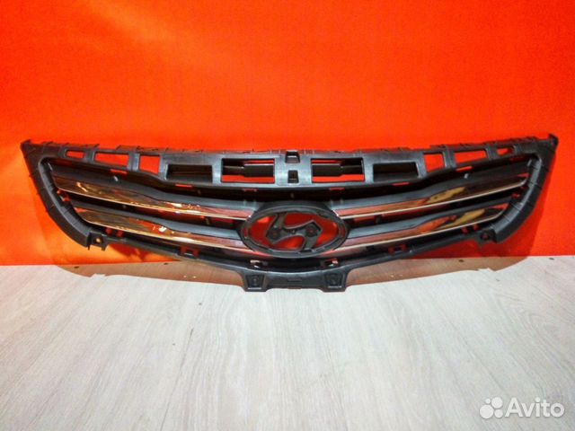 Решетка радиатора Солярис купить в Москве Hyundai-KIA 863504L500 | Авито