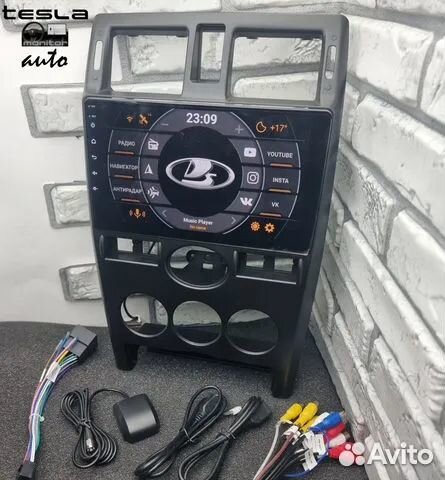 Магнитола на LADA Priora 9 дюймов android 10