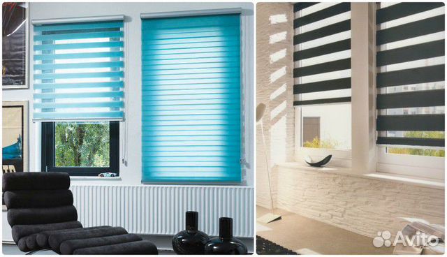 Рулонные шторы зебра (арт. R-0605)