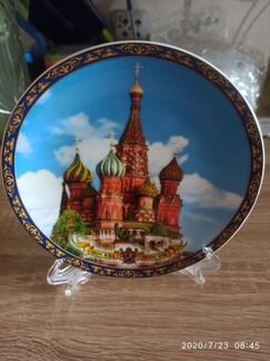 Тарелка фарфор коллекционная настенная