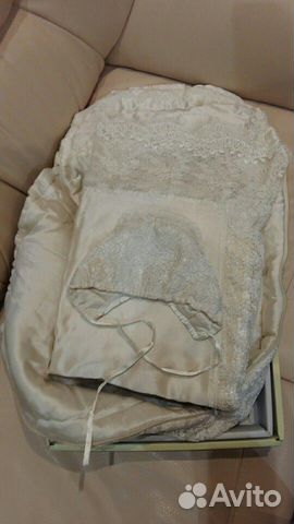 Конверт на выписку. Новый. Натуральный шёлк