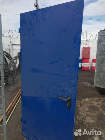 Дверь металлическая без коробки