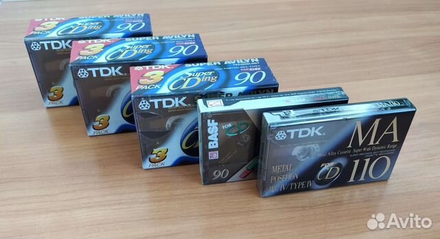 Аудиокассеты новые