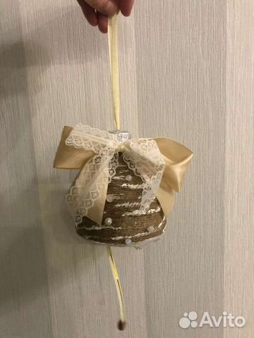 Новогодняя поделка колокольчик