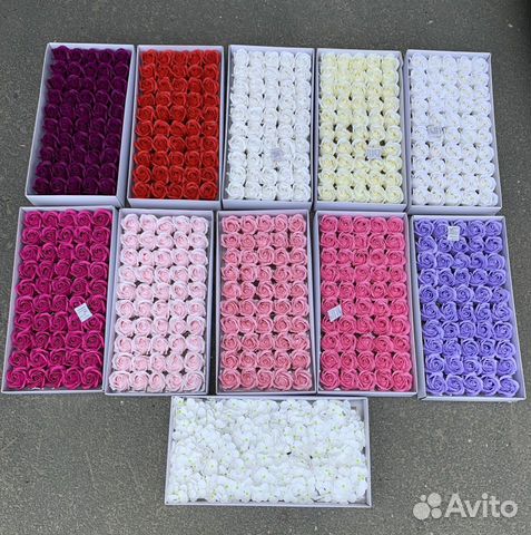 Мыльные цветы Цветы из мыла Розы мыльные