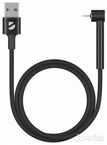 Кабель Deppa Stand Cable USB - Lightning, черный