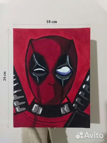 Картина акрилом на холсте с подрамником