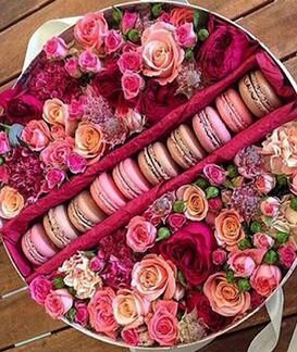 Букет, Сладкие букеты, Цветы и макаронс