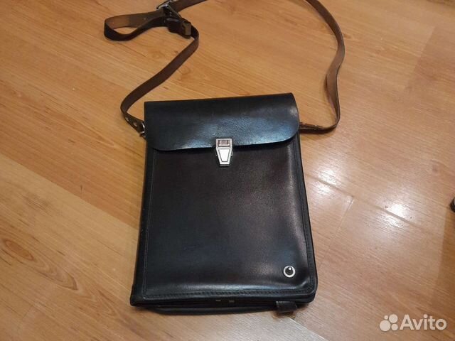 Сумка планшет натуральная кожа