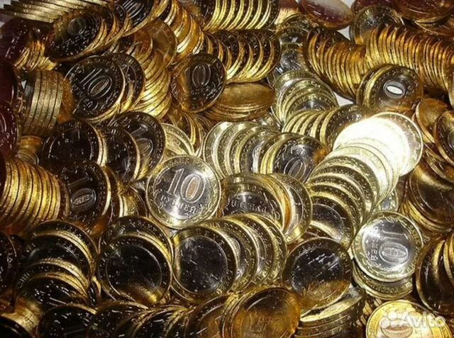 Монеты биметаллические 10