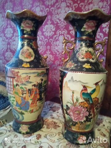 Ваза китайская напольная под реставрацию