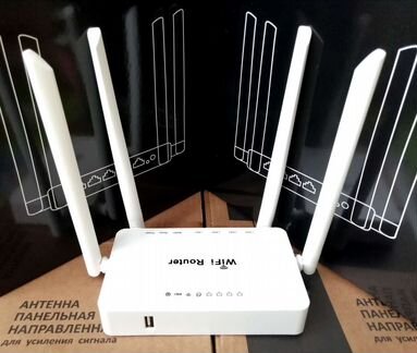 Новый Wi-Fi роутер ZBT WE1626 (под модем 4G)