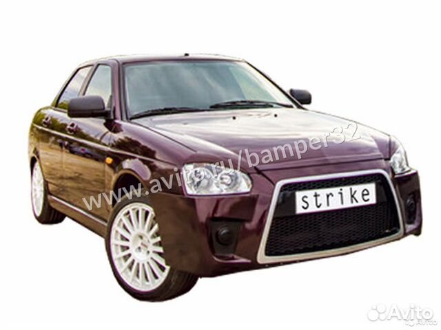 Бампер Приора strike в цвет 2170 2171 2172