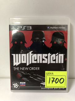 Диск Wolfenstein the new order для PS3