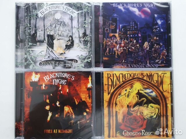 CD диски Blackmores Night, Gillan, Glover, Lord