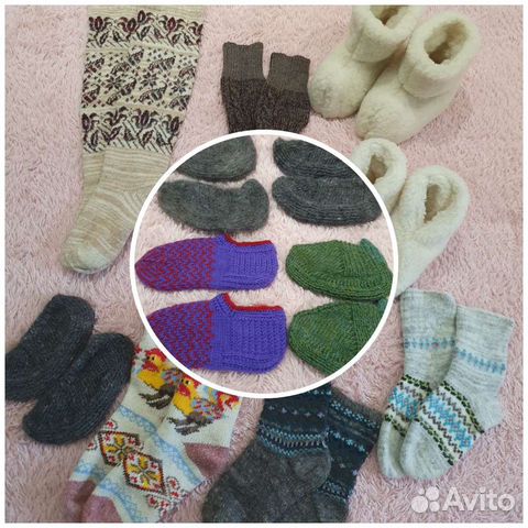 Шерстяные носки женские