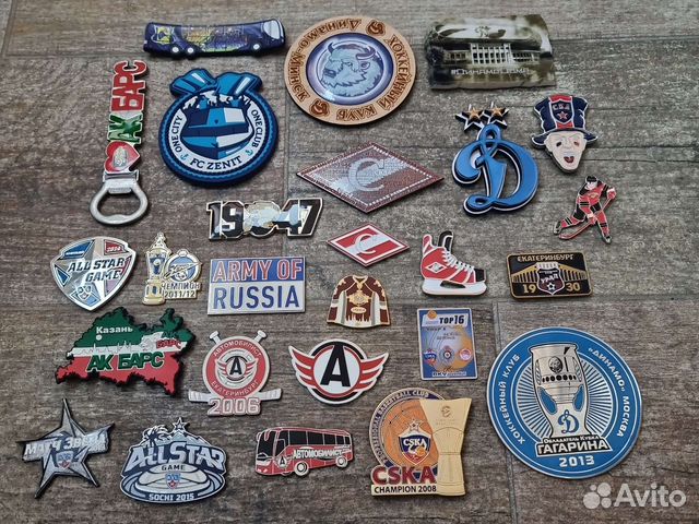 Магниты футбольных и хоккейных клубов