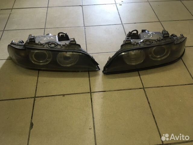 Фара правая и левая ксенон бмв 5 серия е39 рестайл