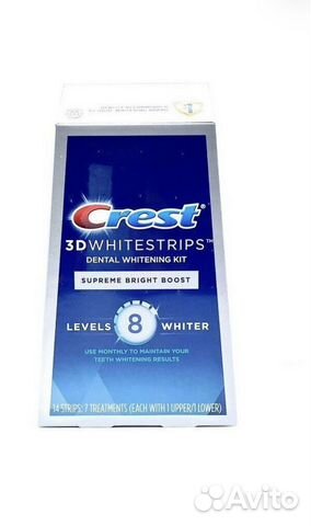 Отбеливающие полоски для зубов crest 3D whitestr