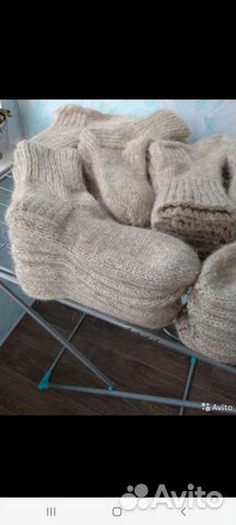 Шерстяные носки ручной вязка