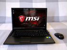 Мощный ноутбук MSI (Core i7, 16 Гб, SSD)