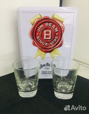 Коробка и стаканы JIM beam