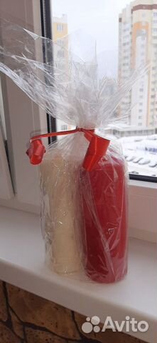 Свечи, набор из трех больших свечей