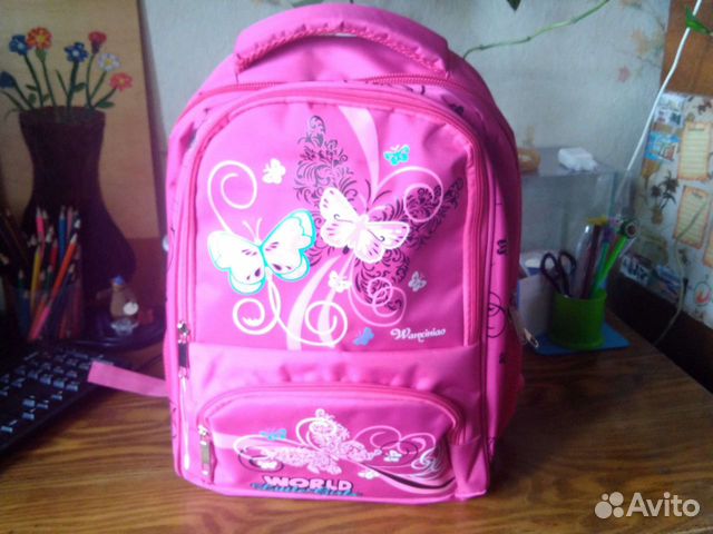 Школьный Рюкзак и сумка для обуви для девочки