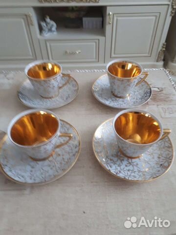 Кофейная пара фарфор Чехословакия