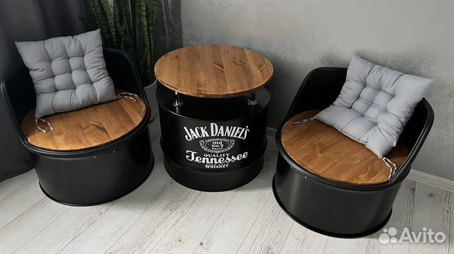 Стол кресло бочка